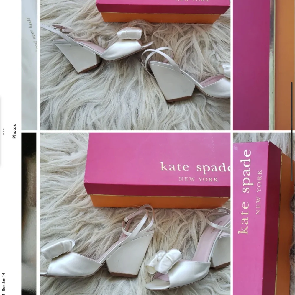 Kate Spade New York - Iberis Heel in Ivory - Women’s 9 WORN ONCE